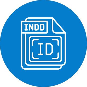INDD Sharp Edged UI Visual vector
