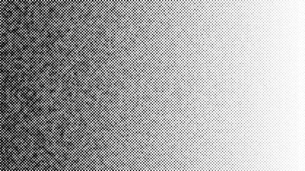 grano punteado degradado. descolorido estocástico dotwork textura. aleatorio grunge ruido trama de semitonos antecedentes. negro puntos, motas o partículas fondo de pantalla. vector