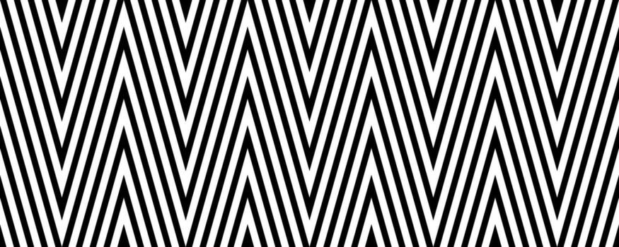 Chevron seamless pattern. Black and white herringbone background. Repeating zigzag texture with diagonal lines. vector
