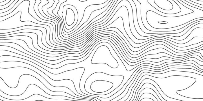 terreno topográfico mapa. montaña contorno altura líneas antecedentes. negro y blanco paisaje geográfico modelo. territorio cuadrícula textura vector