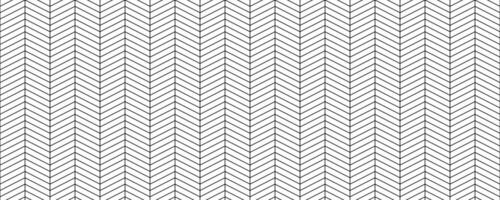Herringbone seamless pattern. Black and white chevron background. Repeating zigzag wallpaper. Diagonal lines textile or fabric print design. Parquet floor texture vector