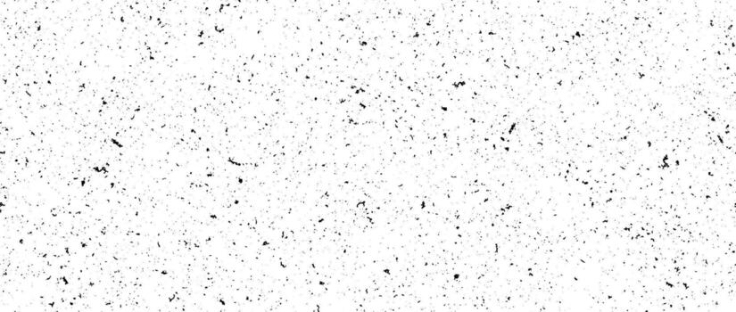 negro y blanco abigarrado sin costura modelo. pequeño sucio grunge asperja, partículas, puntos y lugares textura. ruido grano repitiendo antecedentes. cubrir aleatorio arena fondo de pantalla. polvo fondo vector