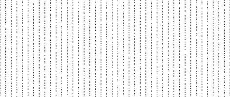 Dotted lines seamless pattern. Stippled line background. Vertical dot stripe repeating wallpaper. Abstract minimalistic seamless texture. Black and white textured backdrop. Textile swatch vector