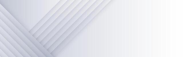Grey diagonal gradient lines footer background. Abstract weave stripes arrow wallpaper. Wide geometric universal header. Tech backdrop for flyer, poster, banner, brochure, booklet, footer vector
