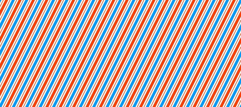 Barber shop pole pattern. Abstract diagonal line seamless background. Striped repeating wallpaper. Red, and blue repeated texture. Wrapping paper backdrop. Barbershop pattern vector