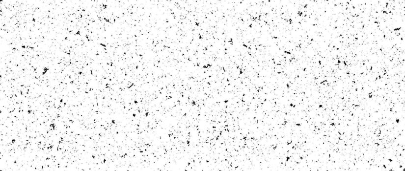 Black and white mottled seamless pattern. Small grunge sprinkles, particles, dust and spots texture. Noise grain repeating background. Overlay random grit wallpaper. Dotted backdrop vector