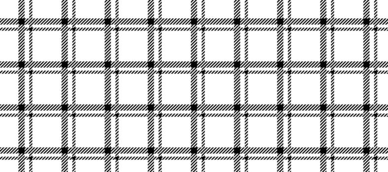 sin costura guingán modelo. a cuadros tartán repitiendo antecedentes. tattersall tartán textura impresión para textil, tela. repetido negro y blanco cheque fondo de pantalla. cristal de ventana fondo vector