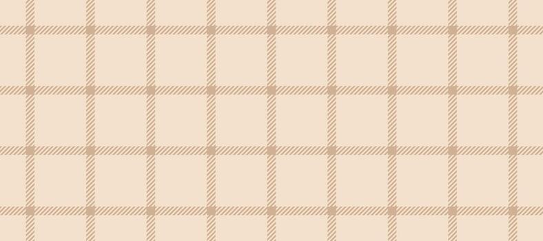 sin costura beige cristal de ventana modelo. a cuadros tartán repitiendo antecedentes. tattersall tartán textura impresión para textil, tela. repetido neutral marrón cheque fondo de pantalla. guingán fondo vector