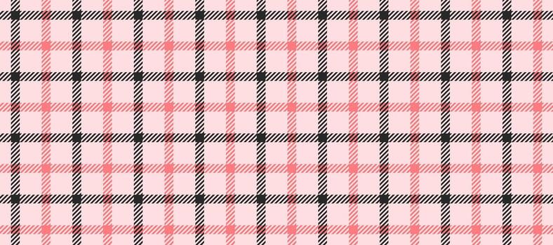 sin costura rosado gris cristal de ventana modelo. a cuadros tartán repitiendo antecedentes. tattersall tartán textura impresión para textil y tela muestra de tela. repetido neutral cheque fondo de pantalla. vector