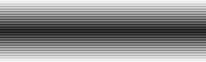 Line halftone gradation texture. Fading horizontal stripe gradient background. Repeating wide pattern backdrop. Black parallel thin line wallpaper for overlay, print, cover, graphic design. vector
