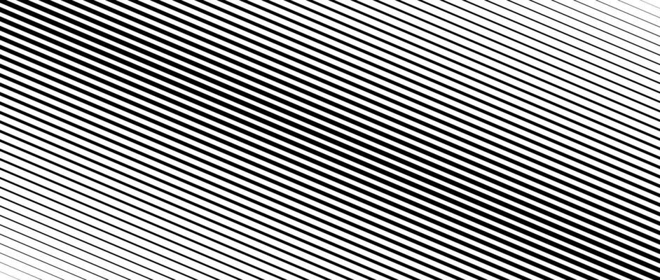 Oblique line halftone gradient texture. Fading diagonal stripe gradation background. Black Slant linear pattern backdrop. Thin to thick stripe vanish backdrop for overlay, print, cover.