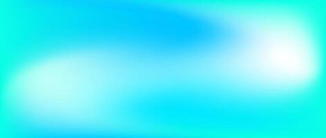 Bright teal gradient background. Vibrant fluid turquoise color wallpaper. Abstract smooth fresh mint backdrop. Blurred vivid blue green marine concept texture for banner, poster, presentation. vector