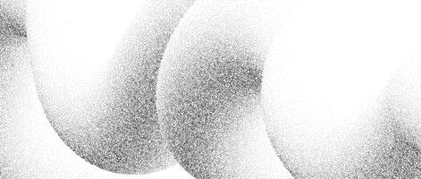 Stippled wavy sand grain background. Grunge curved gradient wave. Gritty noise dotwork wallpaper. Black dots, speckles, particles or granules texture. Abstract fluid grit backdrop overlay vector