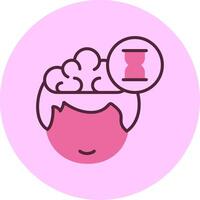 Timer Human Face Line Mix Circle vector