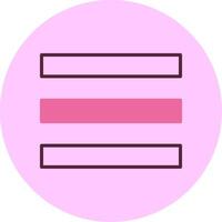 More Line Mix Circle Icon Design vector