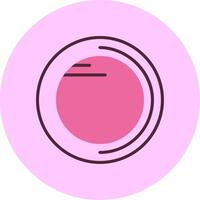 Coin Line Minimal Mix Circle Icon vector