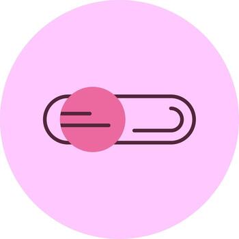 Settings Line Minimal Mix Circle Icon Design vector