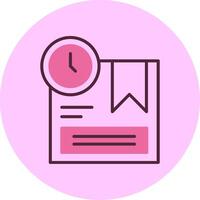Shipping Minimsl Mix Circle Icon vector