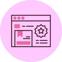 Featured Brand Minimsl Mix Circle Icon vector