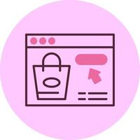 Shop Now Minimsl Mix Circle Icon vector