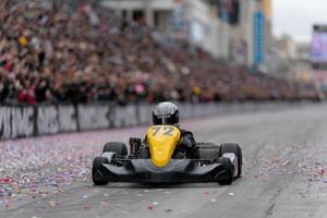 Kart racer takes first place at daytona speedway photo
