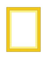 Realistic frame mockup golden black white empty square rectangle border blank poster on wooden wall modern background photo art presentation exhibition template in elegant interior room vector