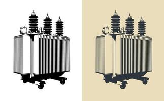Power three-phase transformer vector