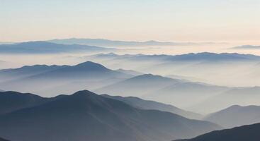 A view of the mountains from a plane photo
