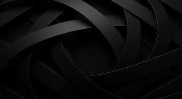 Black abstract background with many black lines photo