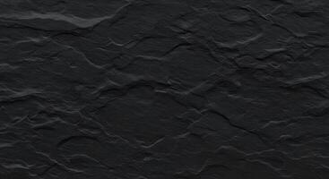 A black stone wall with a texture of a rock photo