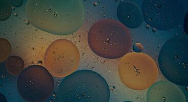 A colorful abstract background with water droplets photo