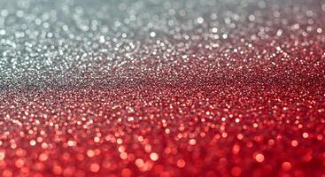 Red and silver glitter background with a red and white background photo