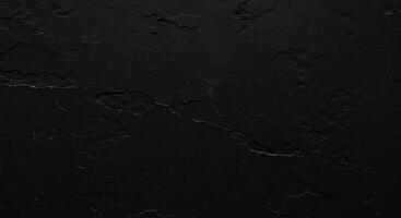 Black grunge texture background with cracks and cracks photo