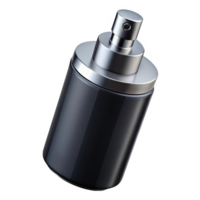 Dark bottle perfume sprayer isolated on transparent background png