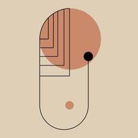 Abstract Geometric Boho vector
