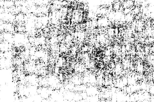 Abstract black and white grunge texture with rough distressed patterns. vector