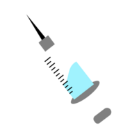 an injection syringe on a transparent background png