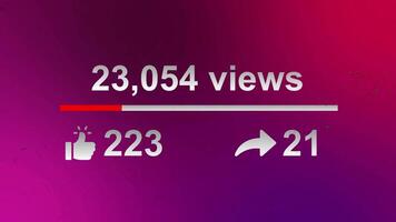 Views, likes and subscribers increasing v4 video