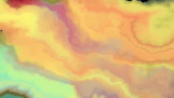 A dreamy, flowing animation of yellow, orange, green,and pink abstract clouds. This gentle, artistic motion background is perfect for calming titles, wellness content, or as a subtle creative overlay. video