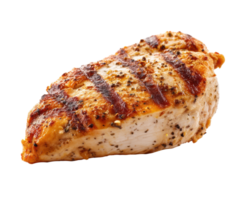 Grilled chicken breast marinated with herbs and spices for meals png