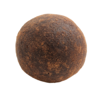 Isolated Jamaican rum ball on a showcasing exquisite texture and color png