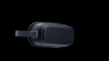 3D Animation of Virtual reality headset gear video