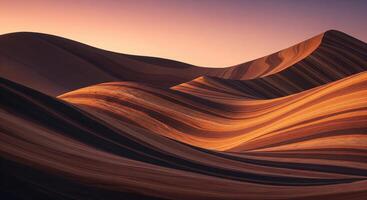 An image of a desert with waves photo