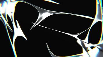 9 Spectral chrometype futuristic y2k looping design element Background video