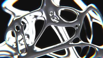 14 Digital chrometype futuristic y2k looping design element Background video