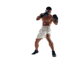 A man in boxing gear is posing for the camera png