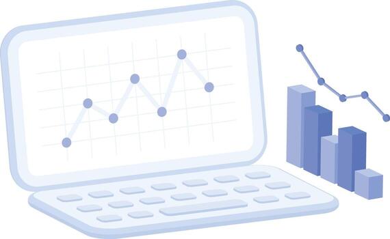 Analytics Dashboard Icon vector