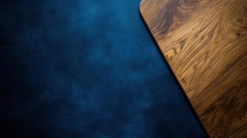 dark blue background with wooden texture photo