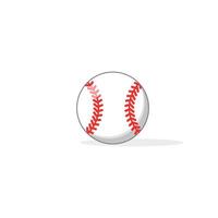 illustration of a simple baseball design. vector
