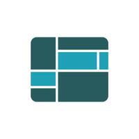 web template icons color solid vector
